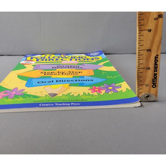 Following Directions Grades 5-6 Workbook Linda Schwartz Skill Building PB Book - Picture 13 of 16